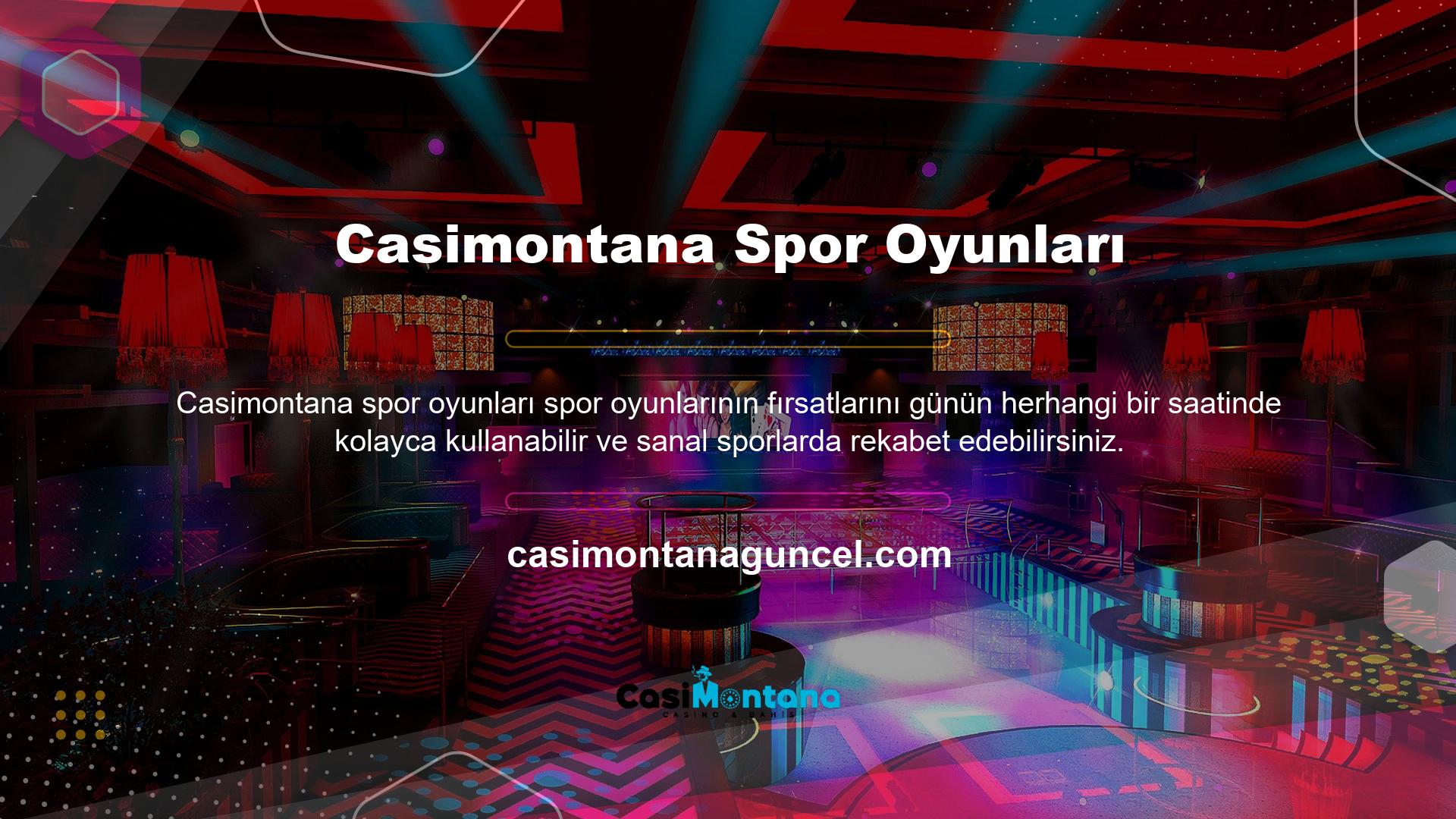 Casimontana bahis sitesinin casino bölümüne girdiğinizde hemen oyunu karşılaşırsınız